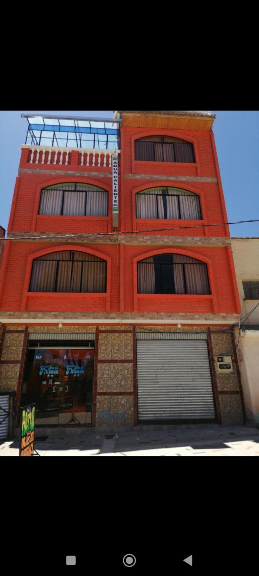 Olas Del Titicaca Backpackers Hostel コパカバーナ エクステリア 写真