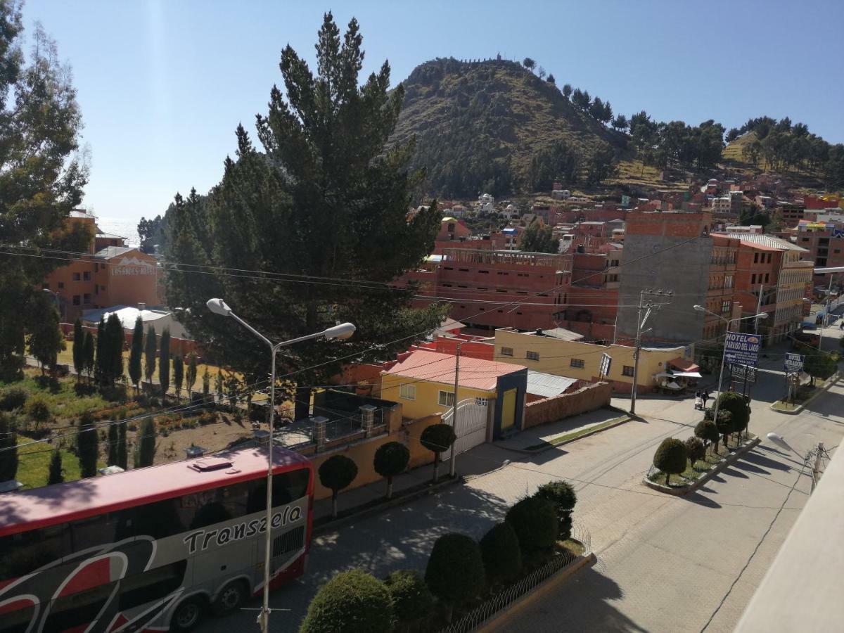 Olas Del Titicaca Backpackers Hostel コパカバーナ エクステリア 写真